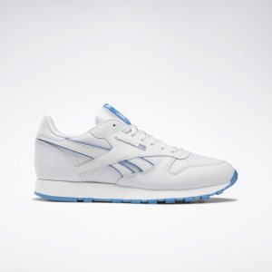 Adidasy Męskie Reebok Classic Leather Niebieskie/Białe PL 21ICETB